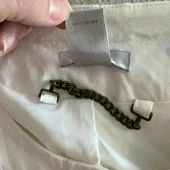 Cache Cropped Blazer Jacket Off White Size Medium M - Picture 5 of 9